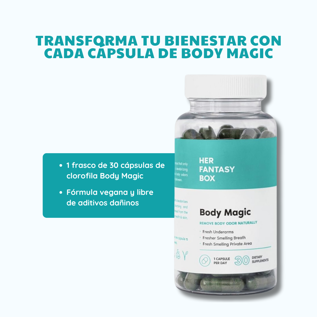 DESODORANTE EN CAPSULAS, BODY MAGIC ®