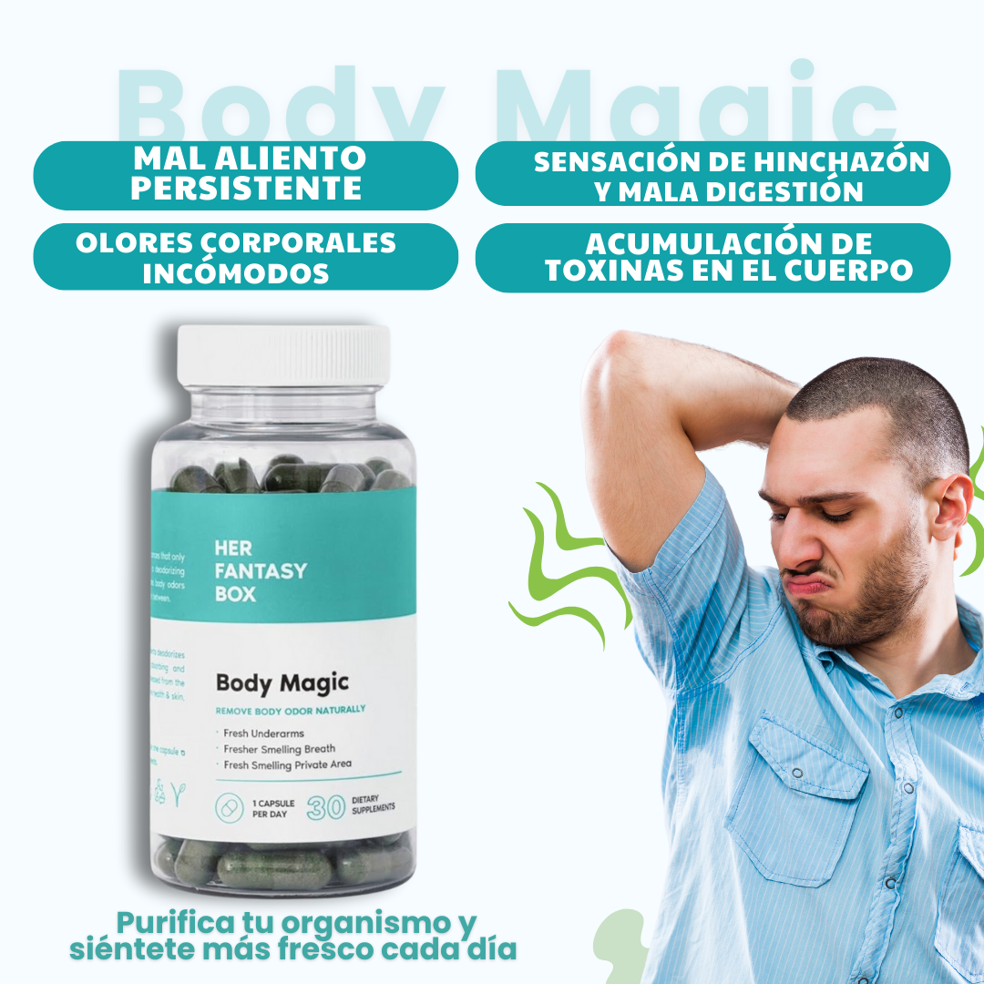 DESODORANTE EN CAPSULAS, BODY MAGIC ®