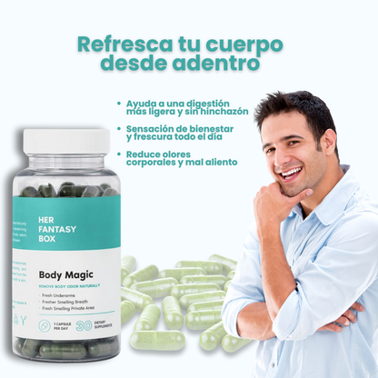 DESODORANTE EN CAPSULAS, BODY MAGIC ®
